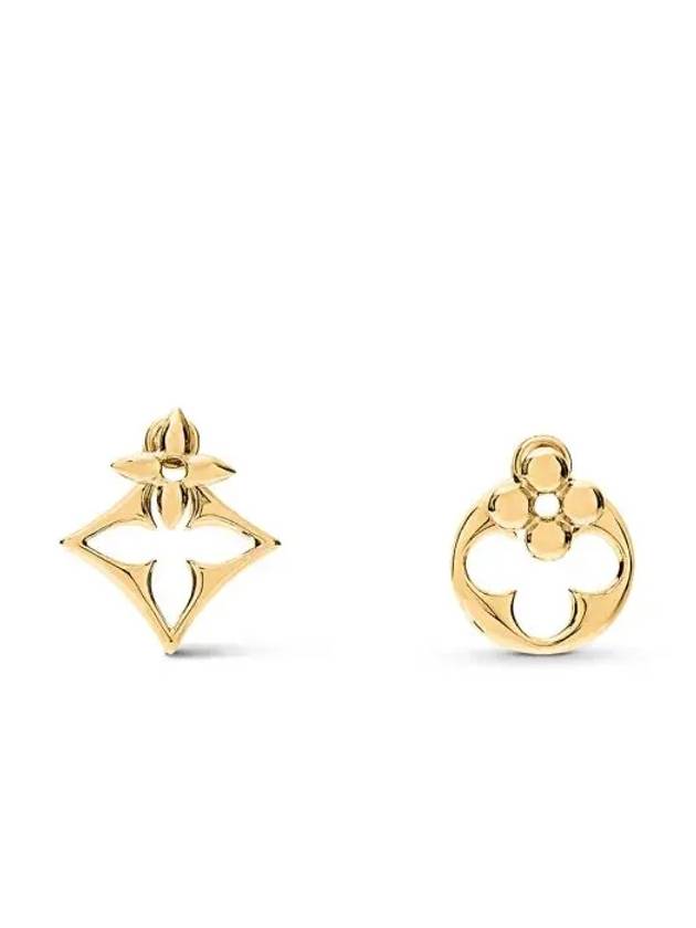 Flower Gram Earrings Gold - LOUIS VUITTON - BALAAN 2