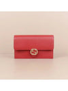 Women's GG Interlocking Mini Chain Shoulder Bag Red 615523 CAO0G 6420 - GUCCI - BALAAN 1