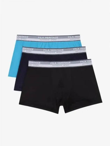 UNDERWEAR Bright Band Point Men s Draw 3 Pack FI4DRG1615MBLK - FILA - BALAAN 1