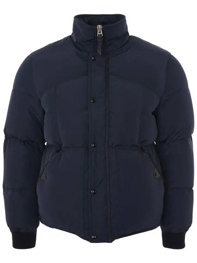 Nylon Funnel High Neck Padding Navy - TOM FORD - BALAAN 2