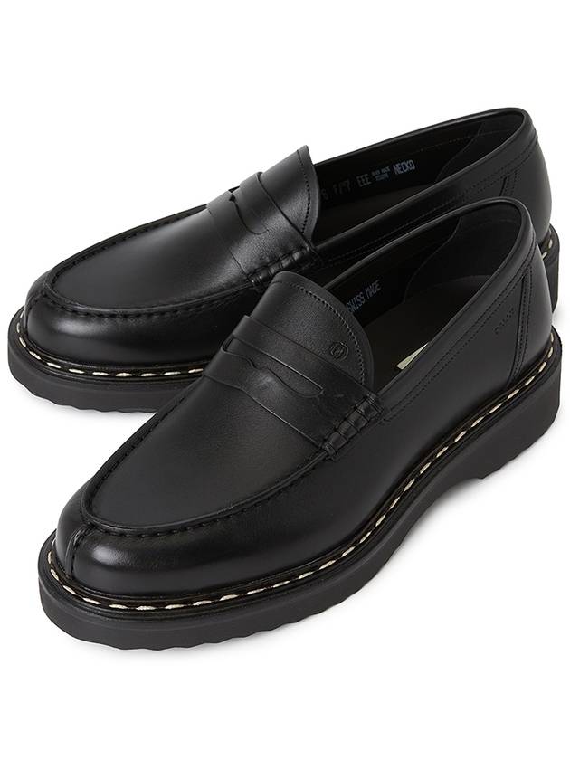 Necko Penny Loafer Black - BALLY - BALAAN 2