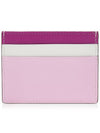 Saffiano Color Block Card Wallet Pink - MARNI - BALAAN 4