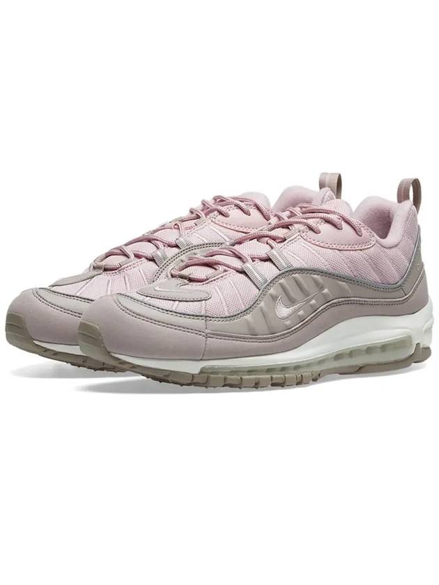 Air Max 98 Low Top Sneakers Pink Pumice - NIKE - BALAAN 4