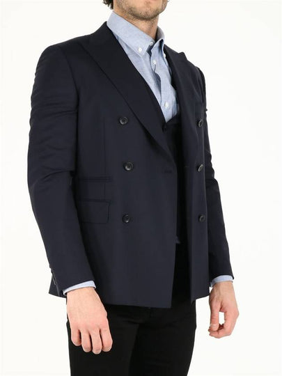 Blue Wool Jacket - TONELLO - BALAAN 2