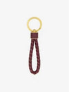 Intrecciato Lambskin Key Holder Brown - BOTTEGA VENETA - BALAAN 2