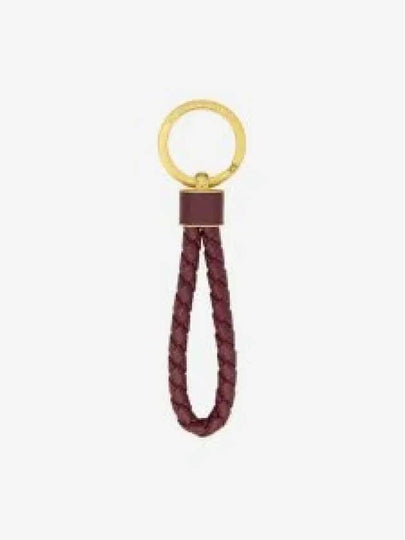 Intrecciato Lambskin Key Holder Brown - BOTTEGA VENETA - BALAAN 2