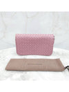 Lux You Pink Intrecciato Weaving Zipper Long Wallet - BOTTEGA VENETA - BALAAN 7