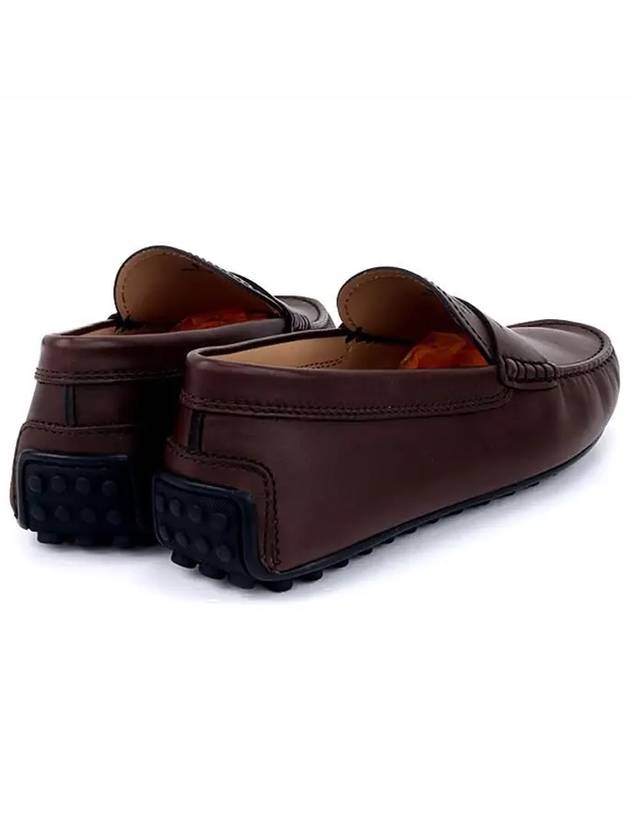 City Gomino Leather Driving Shoes Brown - TOD'S - BALAAN.