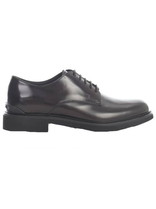 Men's Leather Derby Black - TOD'S - BALAAN 1