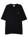 Bold Fox Head Patch Oversized Short Sleeve T-Shirt Black - MAISON KITSUNE - BALAAN 2