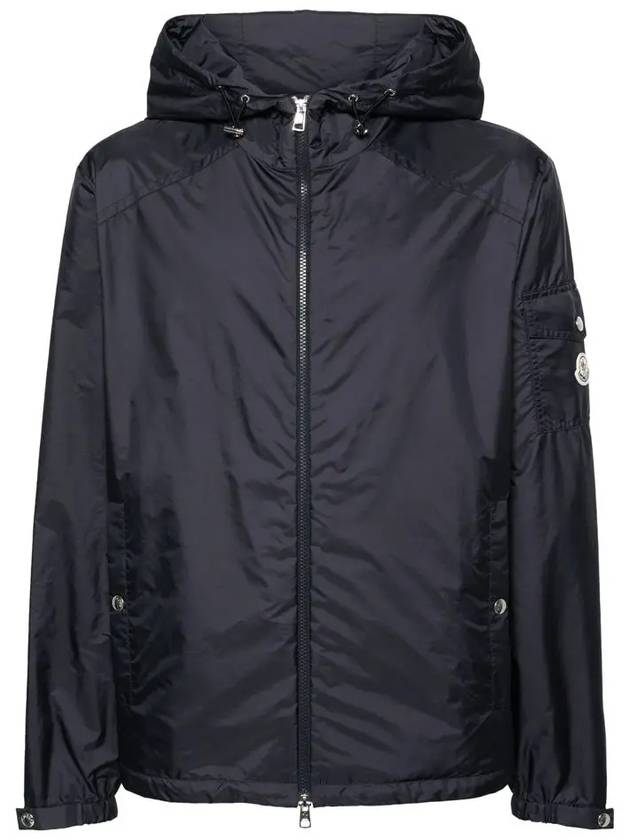 Etiache Rain Hooded Zip Up Blue - MONCLER - BALAAN 3