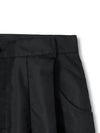 Platform Men's One Tuck Wide Pants Black - THEANTIPLATFORM - BALAAN 5