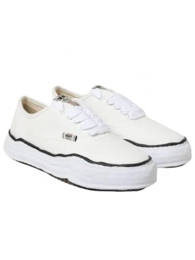 Baker OG Sole Canvas Low Top Sneakers White - MAISON MIHARA YASUHIRO - BALAAN 2