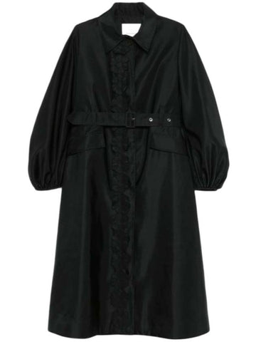 Orah Technical Canvas Single Coat Black - CECILIE BAHNSEN - BALAAN 1