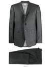 Men's Signature Classic Wool Suit Dark Grey - THOM BROWNE - BALAAN 3