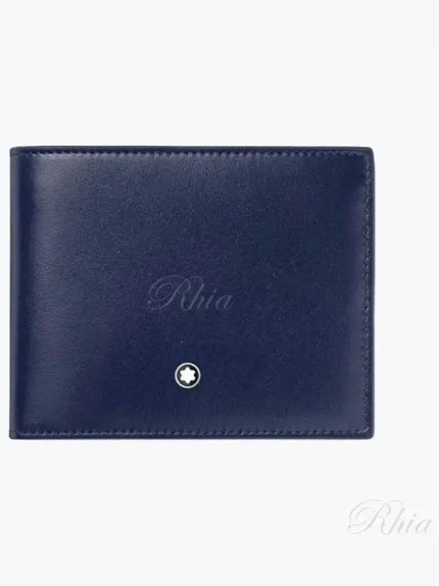 Meisterstück 6CC Half Wallet Blue Ink - MONTBLANC - BALAAN 2