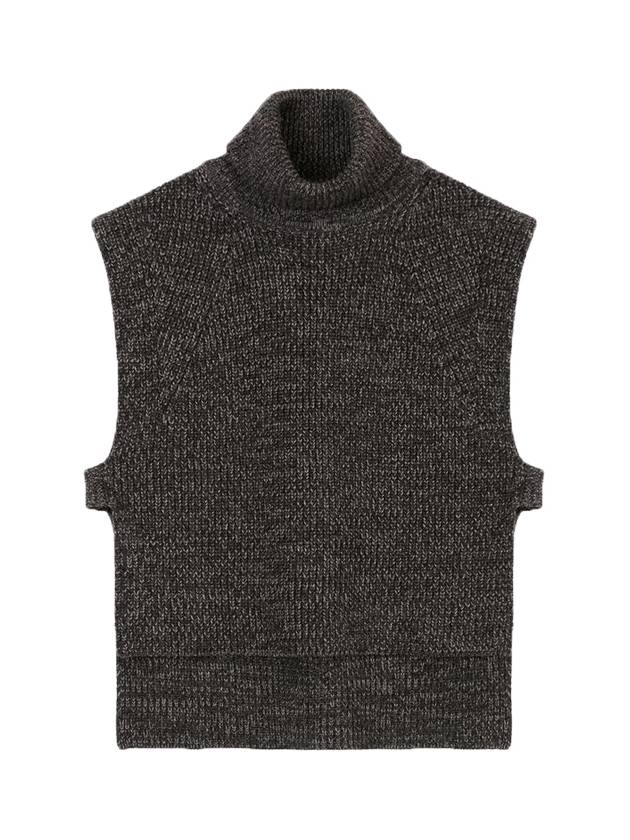 Megan Turtleneck Vest Charcoal - ISABEL MARANT - BALAAN 2