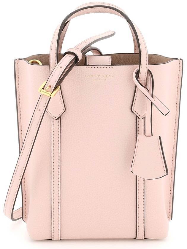 Perry Mini Tote Bag Pink - TORY BURCH - BALAAN 1