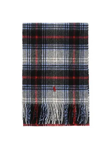 PC0946 036 Pony Plaid Bedford Muffler Scarf - POLO RALPH LAUREN - BALAAN 1