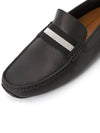 Men PEARCE Leather Driving Shoes Black - BALLY - BALAAN 8