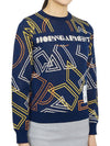 Dialogue Crew Neck Sweater Navy - HORN GARMENT - BALAAN 4