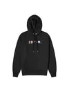 Prizes Oversized Fit Hoodie Black - MAISON KITSUNE - BALAAN 1