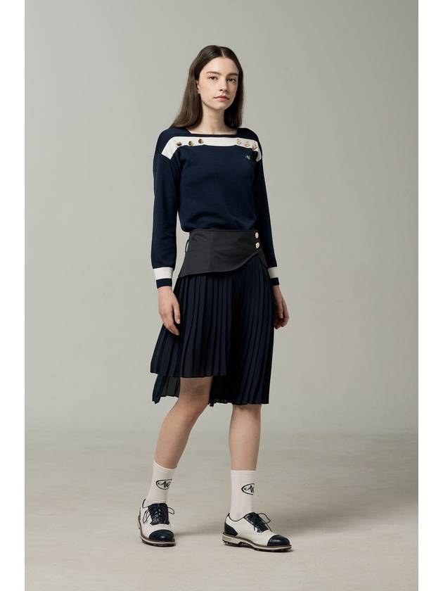 HORSERIDING PLEATS SKIRTNAVY - AOW - BALAAN 1