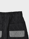 FENCE SWING DENIM MINI SKIRT BLACK - FREAKISH BUILDING - BALAAN 5