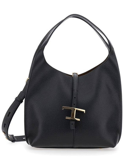 T Timeless Small Shoulder Bag Black - TOD'S - BALAAN 2