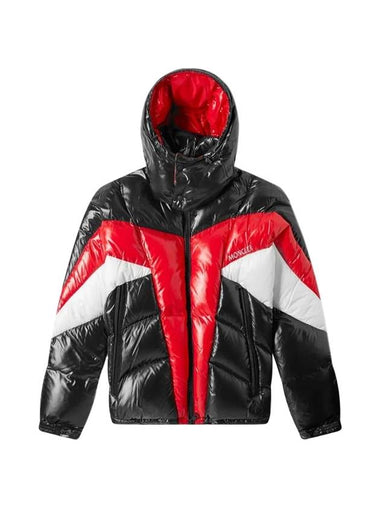 Men's Anthime Back Logo Padding Black Red - MONCLER - BALAAN 1