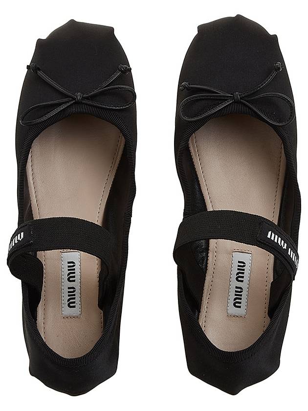 Satin Ballerinas Black - MIU MIU - BALAAN 7