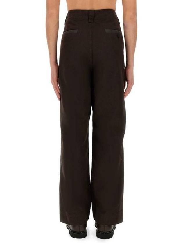 Straight Pants MHTR0099S24LCN EBO Free EBONY - MARGARET HOWELL - BALAAN 3