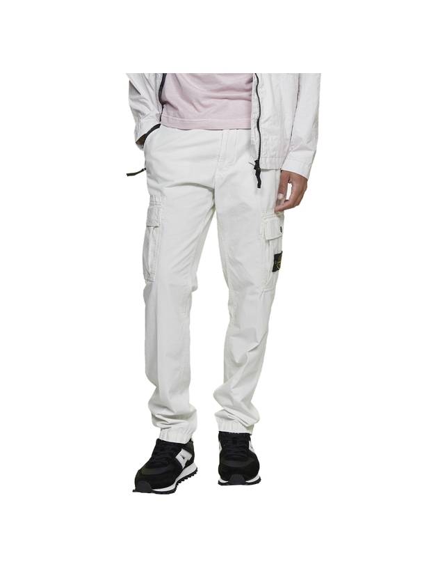 Tela Paracadute Cargo Pants White - STONE ISLAND - BALAAN 1