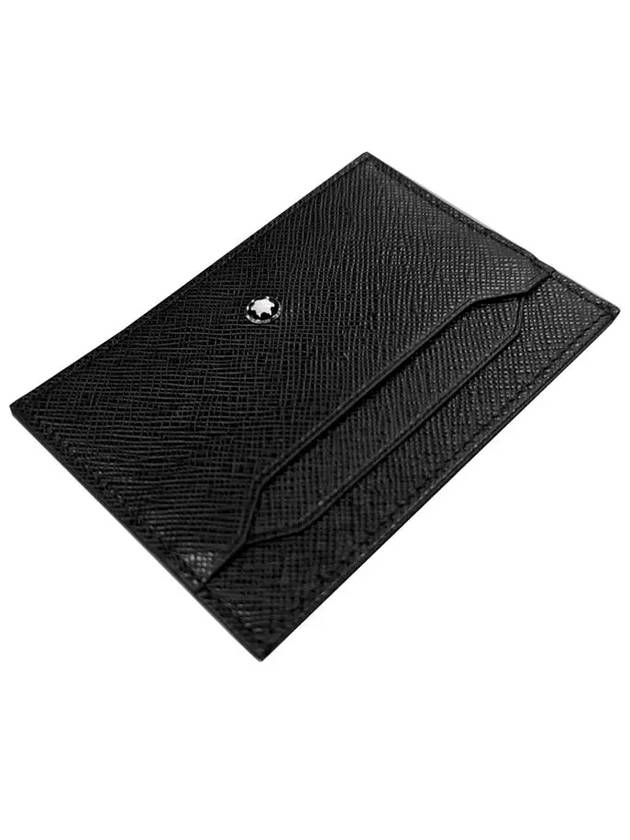 Sartorial 5CC Leather Card Wallet Black - MONTBLANC - BALAAN 4