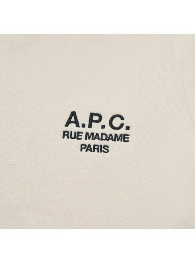 Skye Logo Sweatshirt Beige - A.P.C. - BALAAN 4