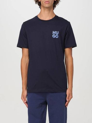 T-shirt Hugo in cotone con logo - HUGO BOSS - BALAAN 1