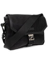 Barocco Neo Nylon Messenger Bag Black - VERSACE - BALAAN 4