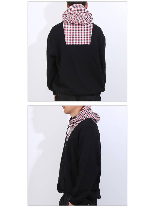 Representative technical hood 104003 BLACK RED CHECK - REPRESENT - BALAAN 3