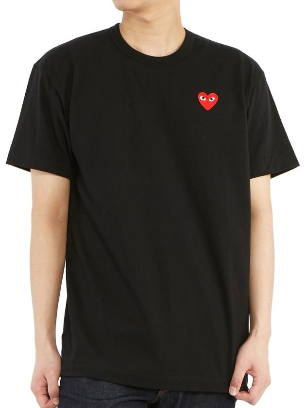 Red Waffen Men's Short Sleeve TShirt AZ T108 051 1 - COMME DES GARCONS - BALAAN 5