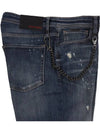 Tapered fit chain jeans JN108 - IKALOOOK - BALAAN 6