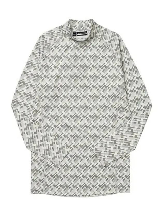 Eloy Print JL Micro Bridge Long Sleeve T-Shirt Grey - J.LINDEBERG - BALAAN 2