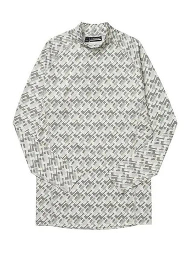 Eloy Print JL Micro Bridge Long Sleeve T-Shirt Grey - J.LINDEBERG - BALAAN 3