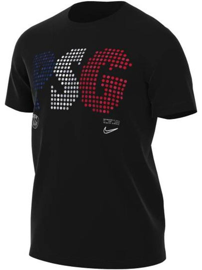 PSG Light Short Sleeve T-Shirt Black - NIKE - BALAAN 2