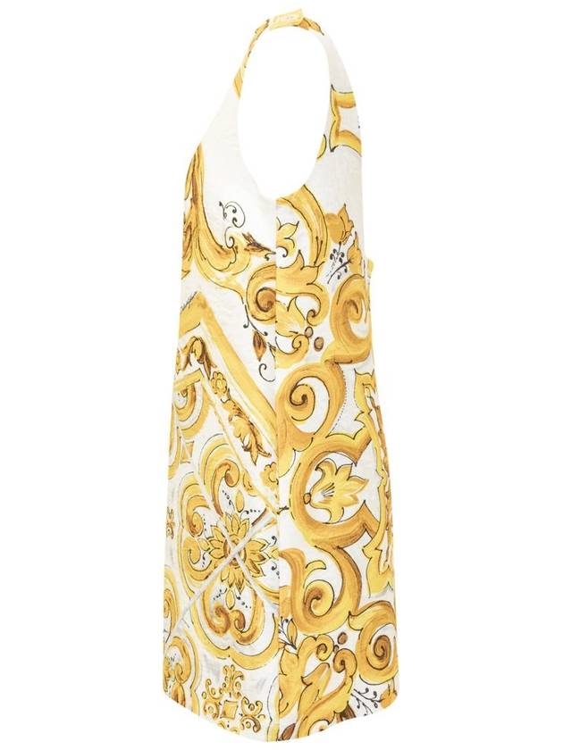 Dolce & Gabbana Majolica Brocade Dress - DOLCE&GABBANA - BALAAN 3