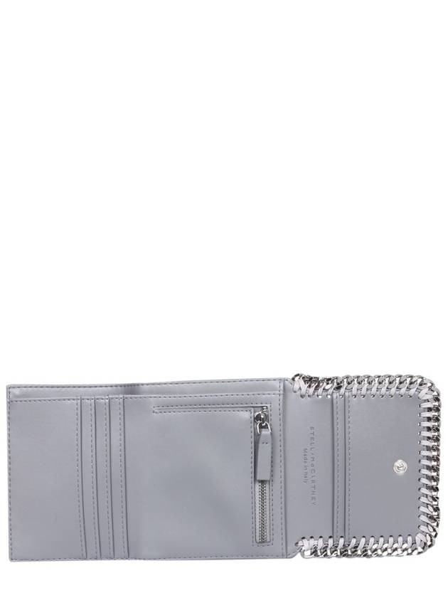 Falabella small flap halfwallet light gray - STELLA MCCARTNEY - BALAAN 7