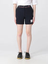 Waste RWB Trim High Shorts Navy - THOM BROWNE - BALAAN 3