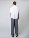 Striped Wide Pants Grey - ATHPLATFORM - BALAAN 5