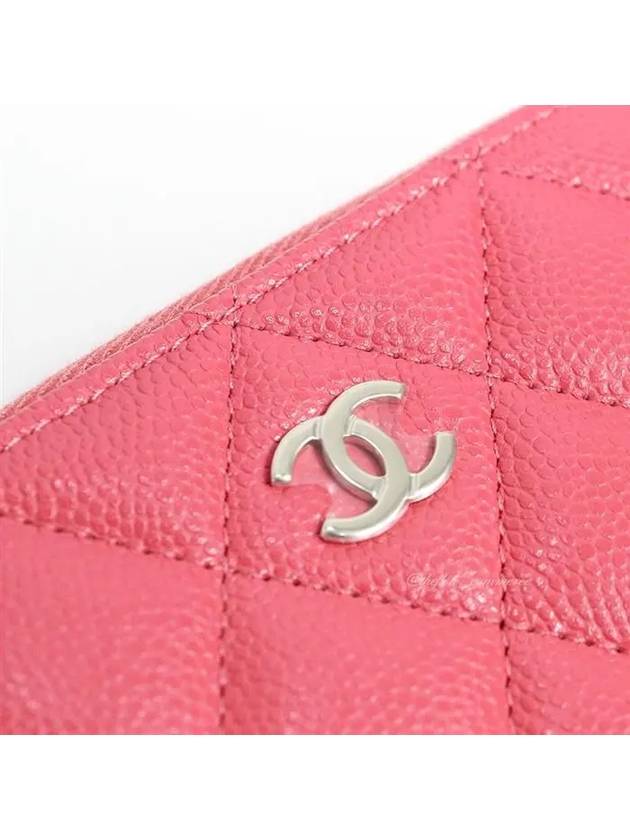 Classic zipper card wallet pink AP0216 Y33352 NN272 - CHANEL - BALAAN 9