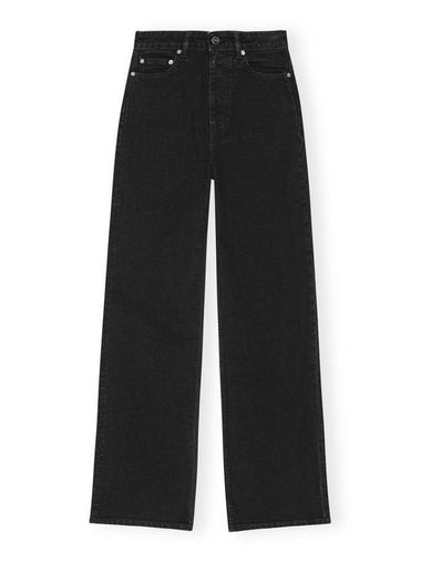 Washed Black Andy Jeans - GANNI - BALAAN 1