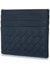 Intrecciato Classic Card Wallet Navy - BOTTEGA VENETA - BALAAN 3